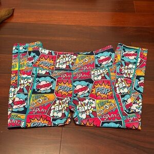 CVG Capri Leggings Size Medium Cartoon POW BOOM New
Constantly Varied Gear